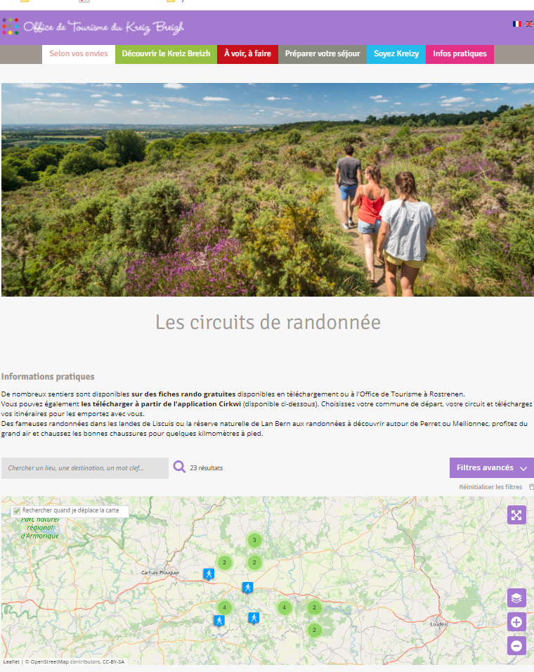 accs au site guide de la randonne