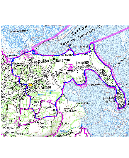 trace GPS de la randonne