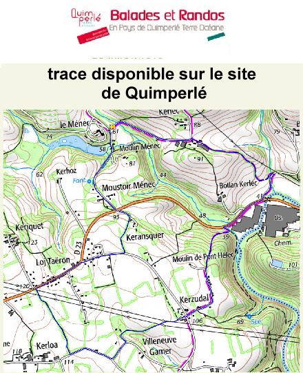 accs  la trace GPS de la randonne