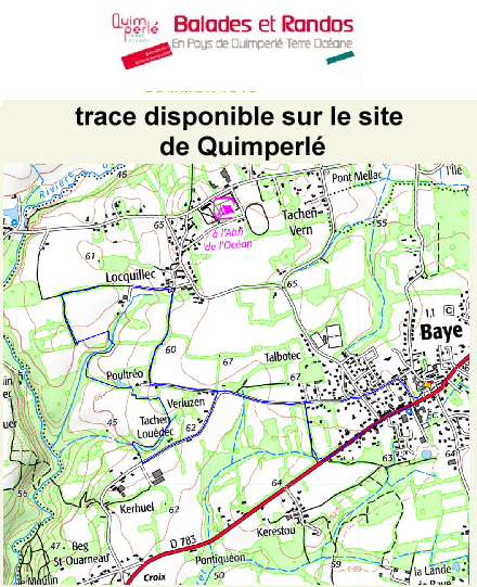 accs  la trace GPS de la randonne