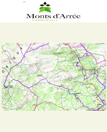 accs  la trace GPS de la randonne