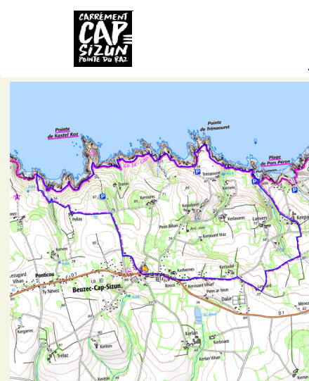 accs  la trace GPS de la randonne