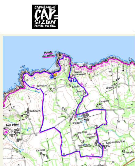 accs  la trace GPS de la randonne