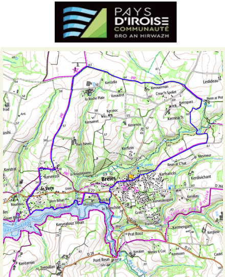 accs  la trace GPS de la randonne