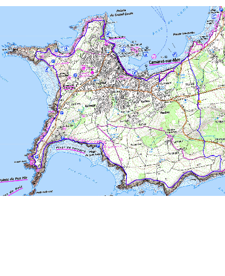 accs  la trace GPS de la randonne