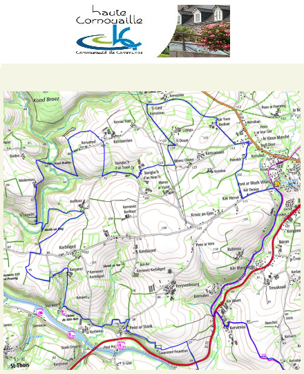 accs  la trace GPS de la randonne