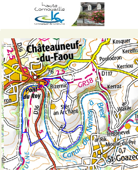 accs  la trace GPS de la randonne