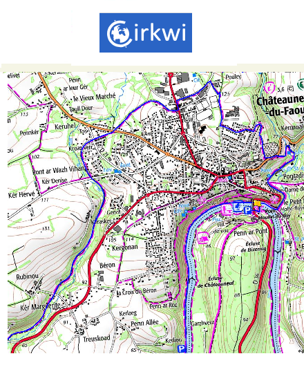 accs  la trace GPS de la randonne