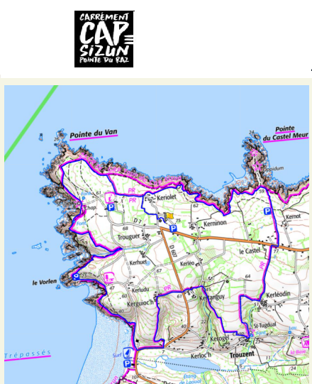 accs  la trace GPS de la randonne