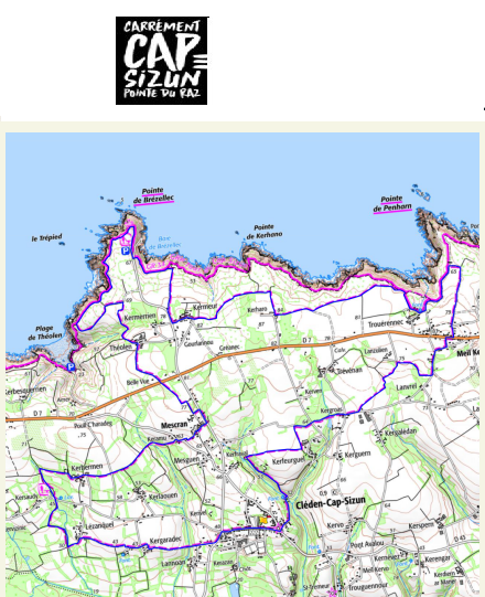 accs  la trace GPS de la randonne