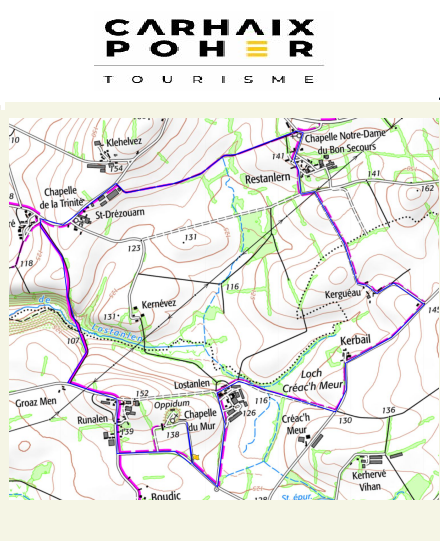 accs  la trace GPS de la randonne