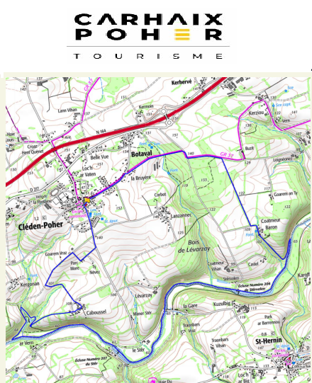 accs  la trace GPS de la randonne