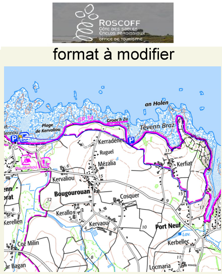 accs  la trace GPS de la randonne