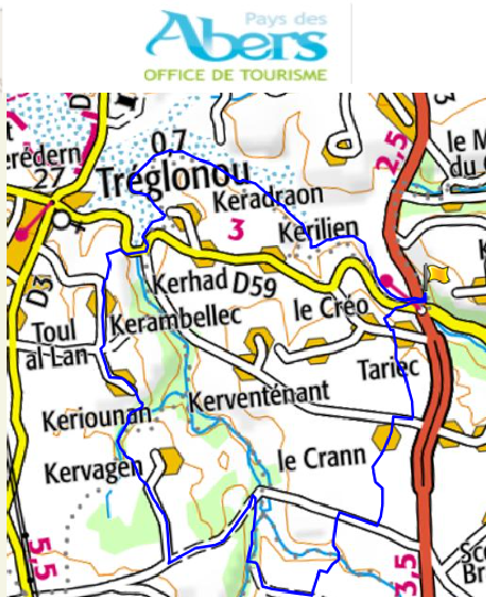 accs  la trace GPS de la randonne