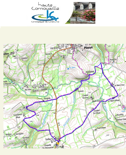 accs  la trace GPS de la randonne