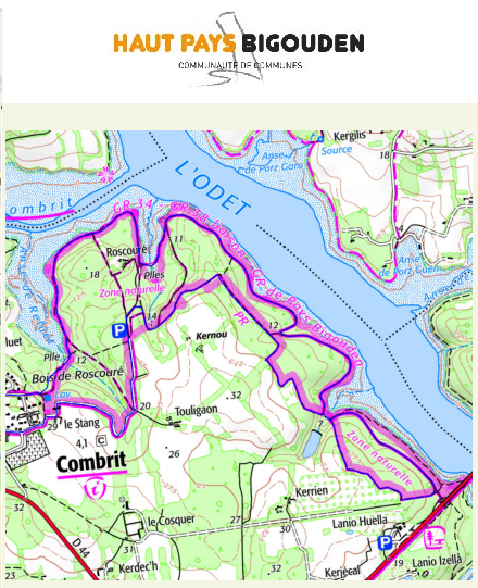 accs  la trace GPS de la randonne