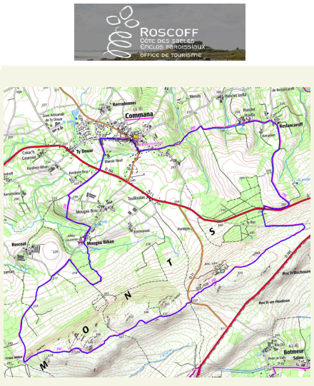 accs  la trace GPS de la randonne