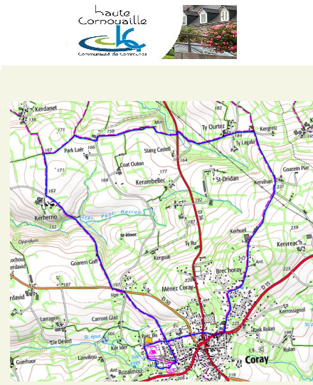 accs  la trace GPS de la randonne