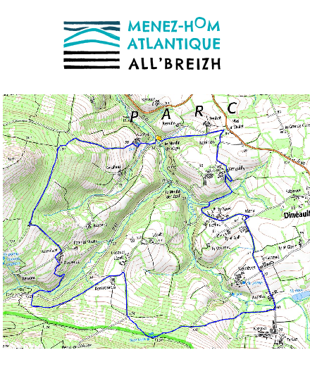 accs  la trace GPS de la randonne
