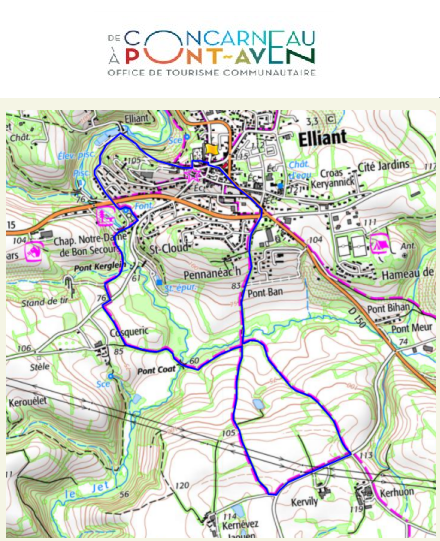 accs  la trace GPS de la randonne