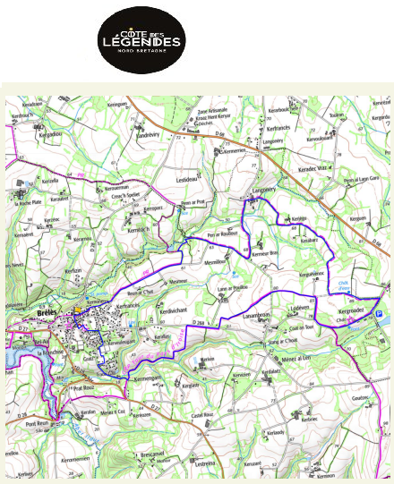 accs  la trace GPS de la randonne