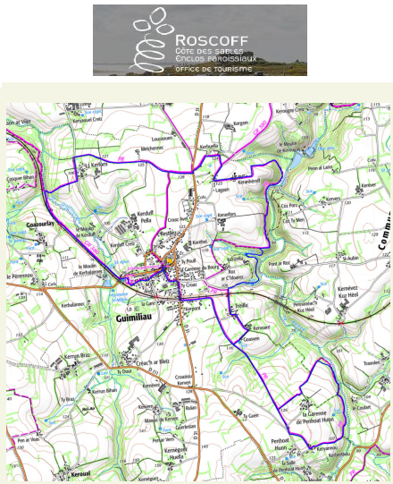 accs  la trace GPS de la randonne