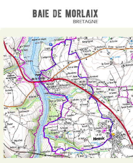 accs  la trace GPS de la randonne