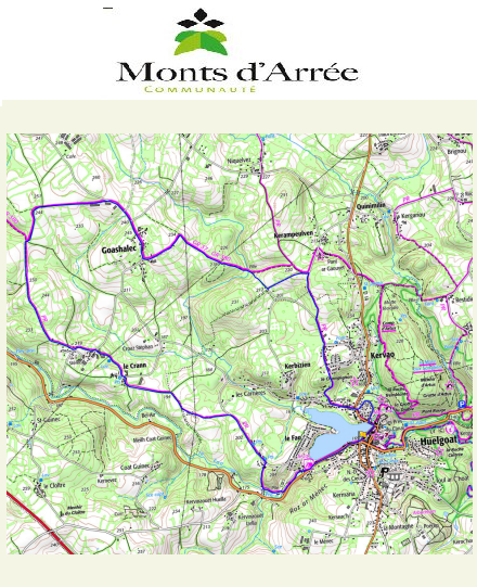 accs  la trace GPS de la randonne