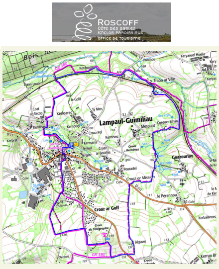 accs  la trace GPS de la randonne