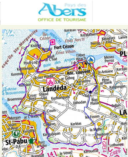 accs  la trace GPS de la randonne