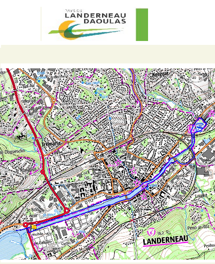 accs  la trace GPS de la randonne