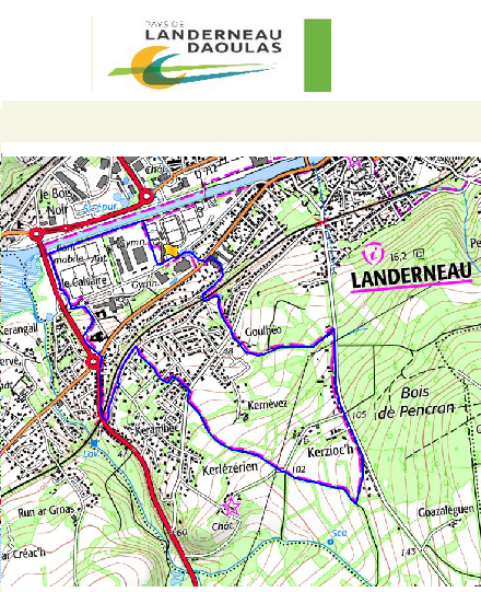 accs  la trace GPS de la randonne