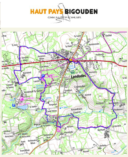 accs  la trace GPS de la randonne