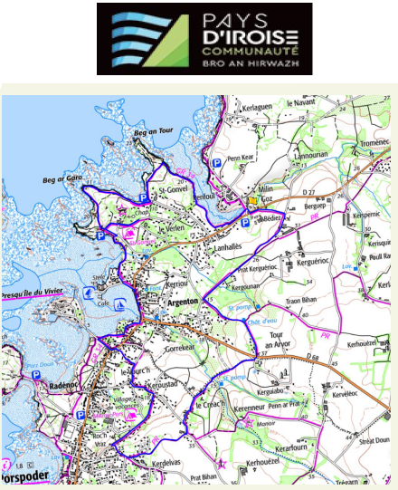 accs  la trace GPS de la randonne