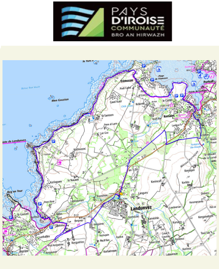 accs  la trace GPS de la randonne