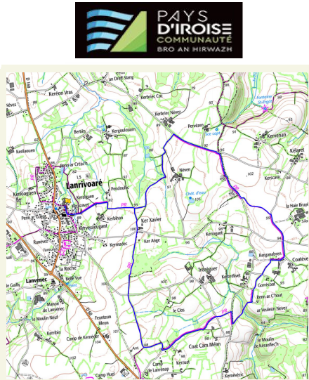 accs  la trace GPS de la randonne