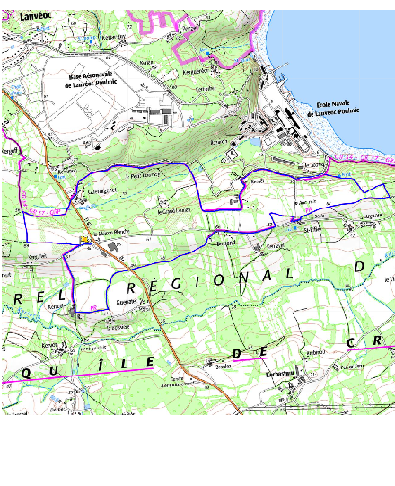 accs  la trace GPS de la randonne