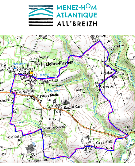accs  la trace GPS de la randonne
