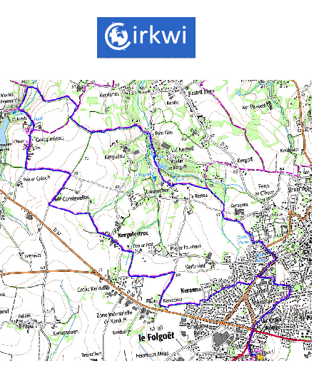 accs  la trace GPS de la randonne