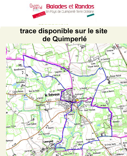 accs  la trace GPS de la randonne