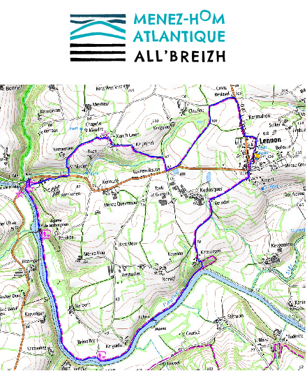 accs  la trace GPS de la randonne