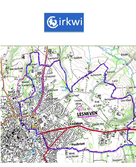 accs  la trace GPS de la randonne