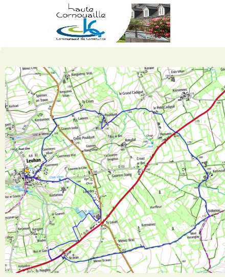 accs  la trace GPS de la randonne