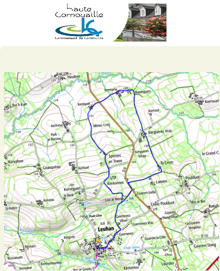 accs  la trace GPS de la randonne