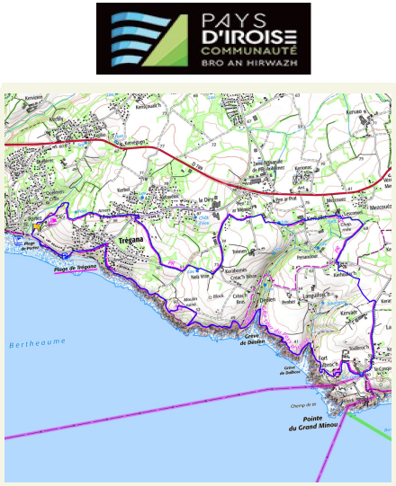 accs  la trace GPS de la randonne