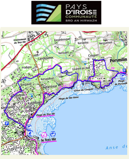 accs  la trace GPS de la randonne