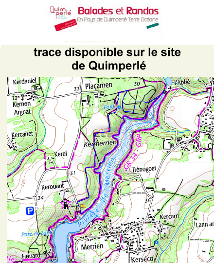 accs  la trace GPS de la randonne