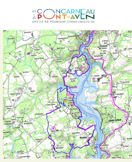 accs  la trace GPS de la randonne