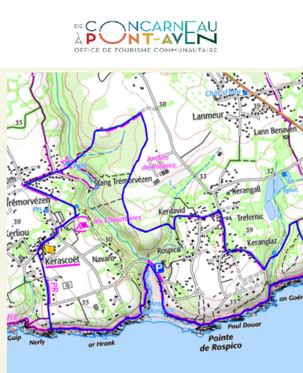 accs  la trace GPS de la randonne