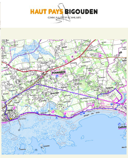 accs  la trace GPS de la randonne